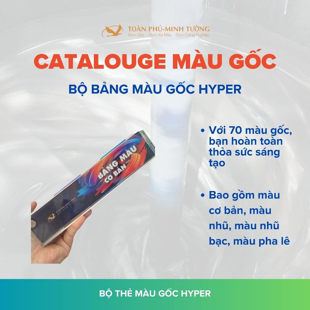 Bộ bảng màu gốc HYPER (catalogue 70 màu)