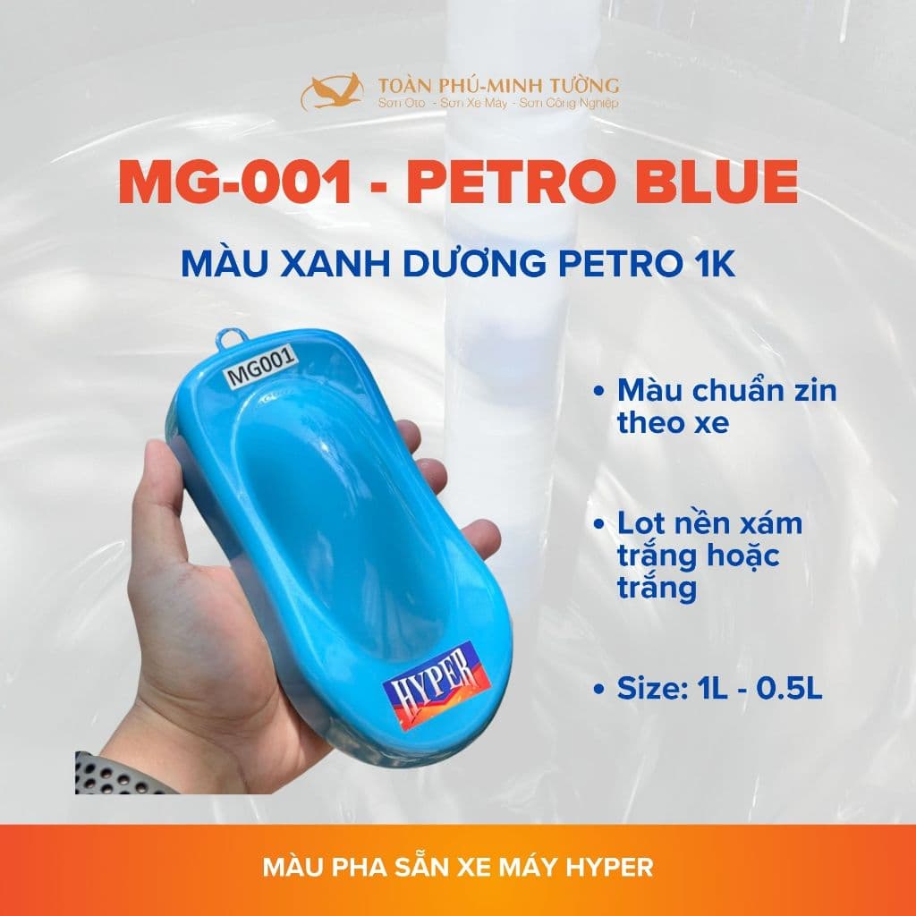 MG-001 — Màu xanh dương petro 1K