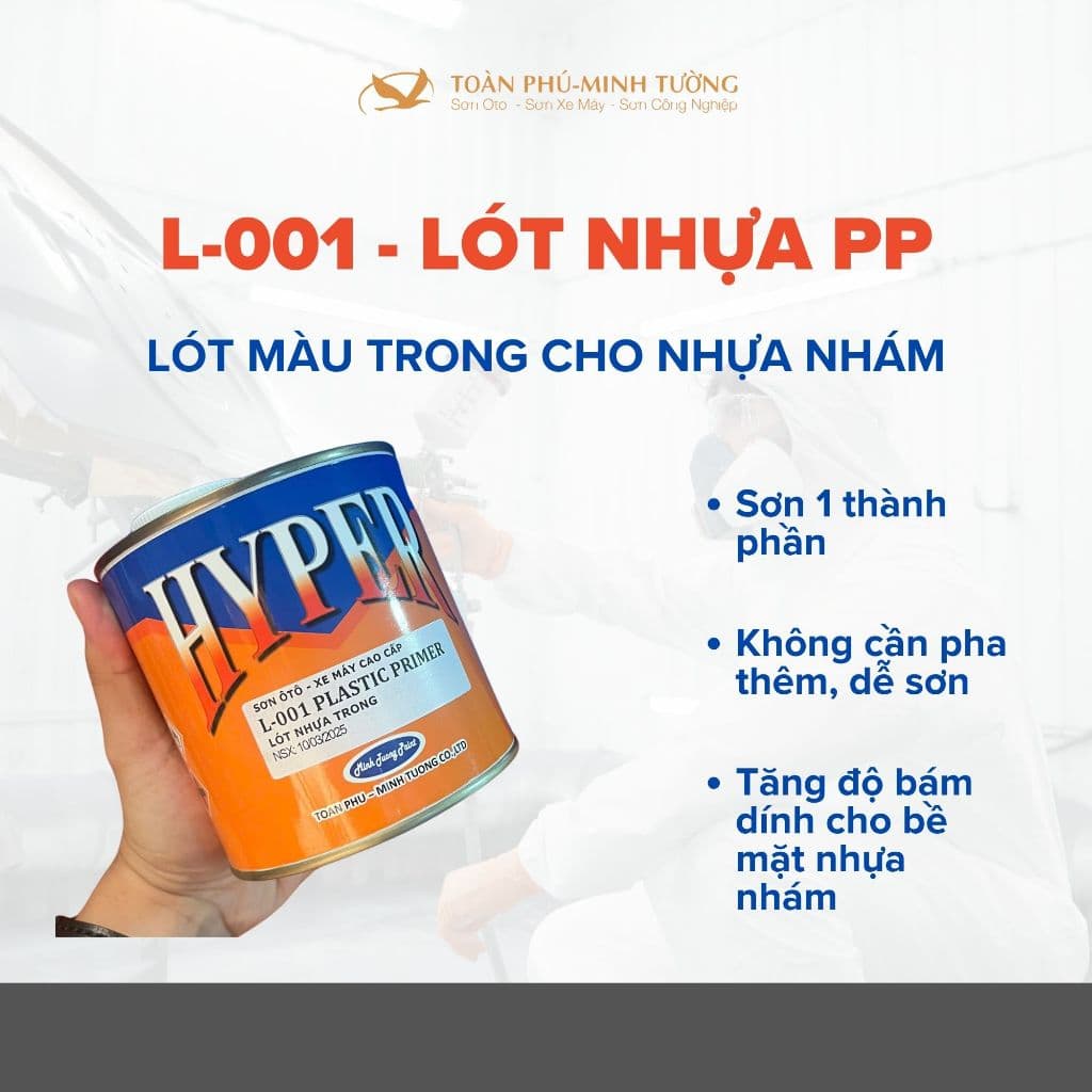 Sơn lót nhựa PP trong HYPER L-001