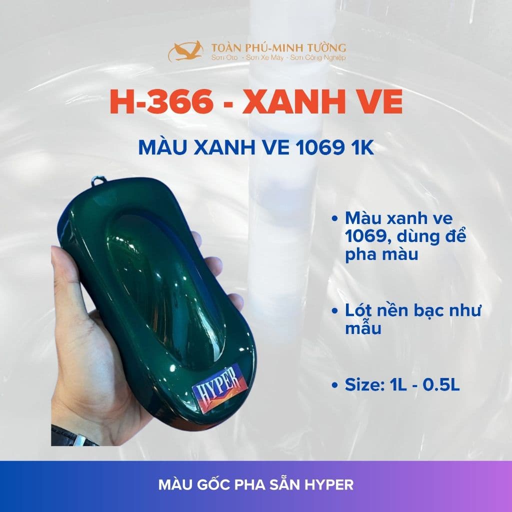 H-366 — Màu xanh ve 1069 1K