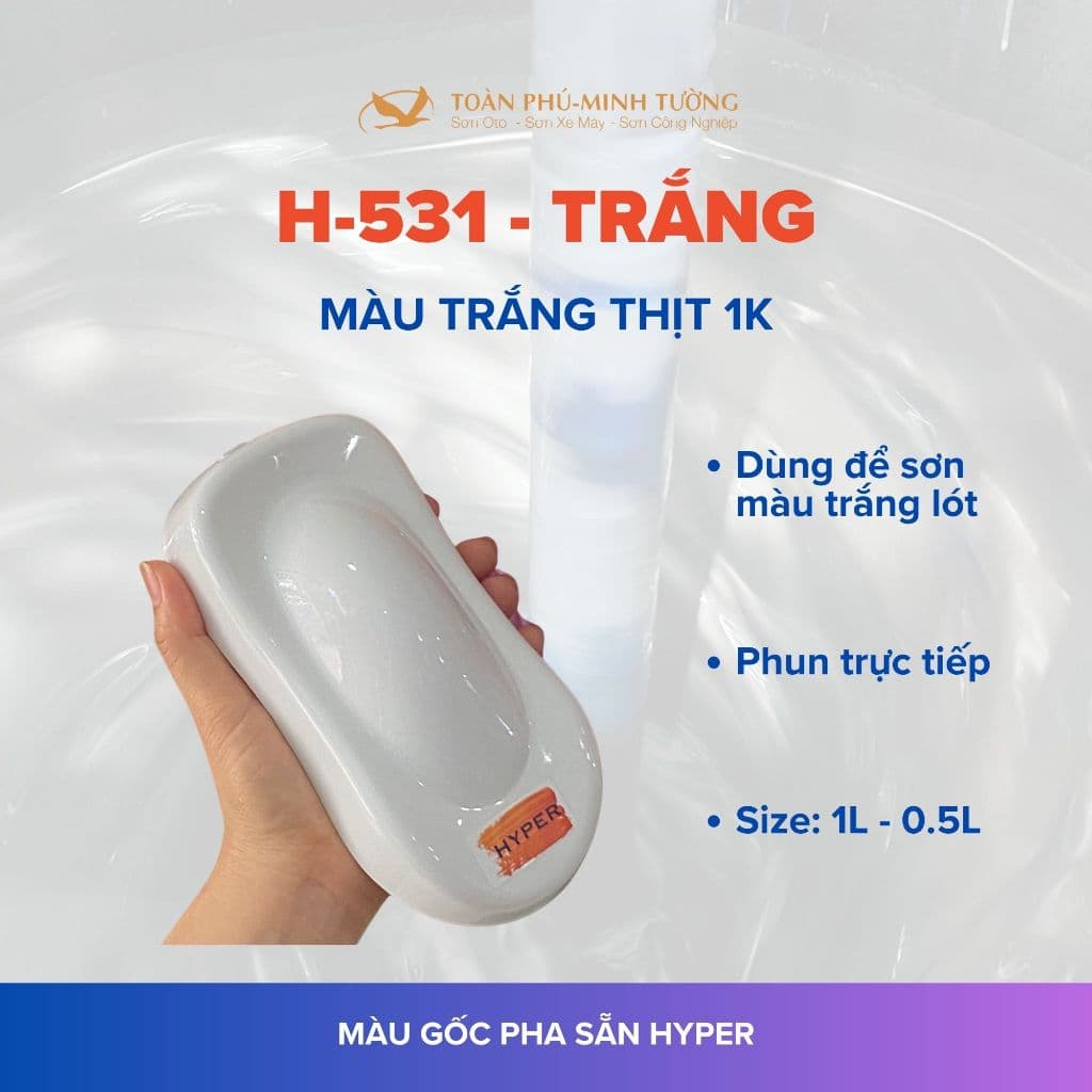 H-531 — Màu trắng thịt 1K