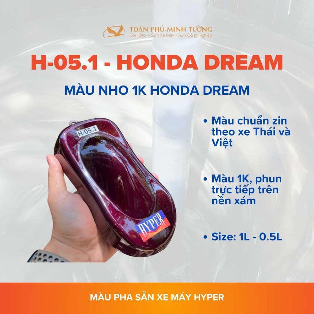 Sơn HYPER Honda Dream H-05.1