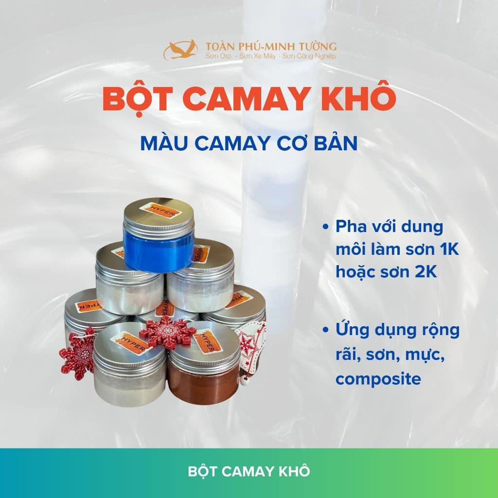 Bột camay khô HYPER (màu camay cơ bản)