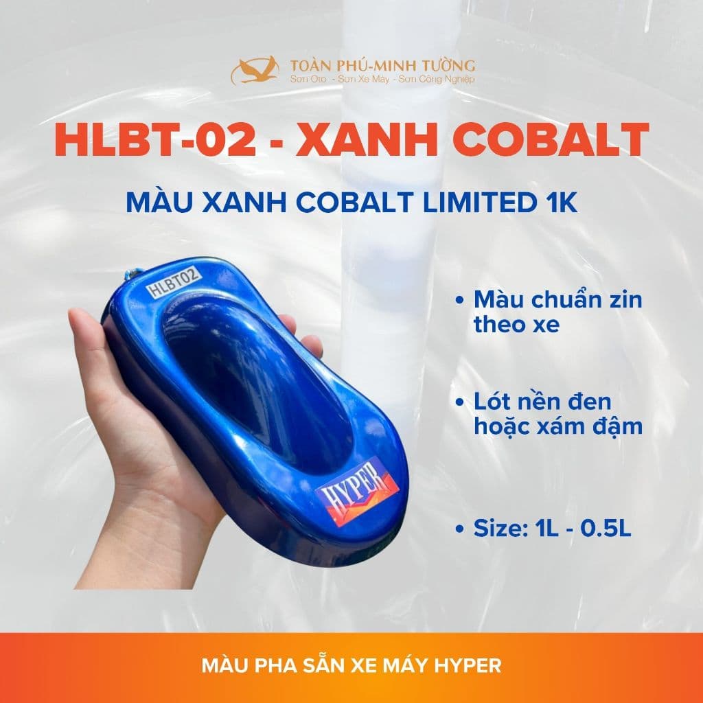 HLBT-02 — Màu xanh Cobalt Limited 1K