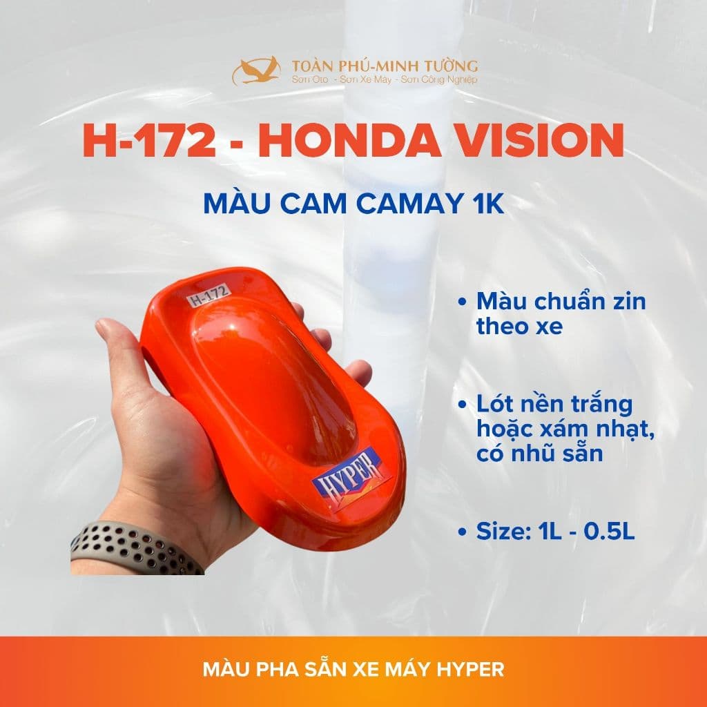 H-172 — Màu cam camay 1K