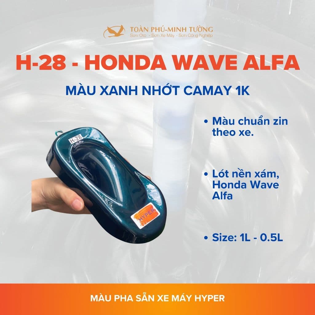 H-28 — Màu xanh nhớt camay 1K