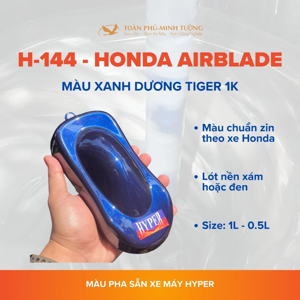 H-144 — Màu xanh dương Tiger 1K