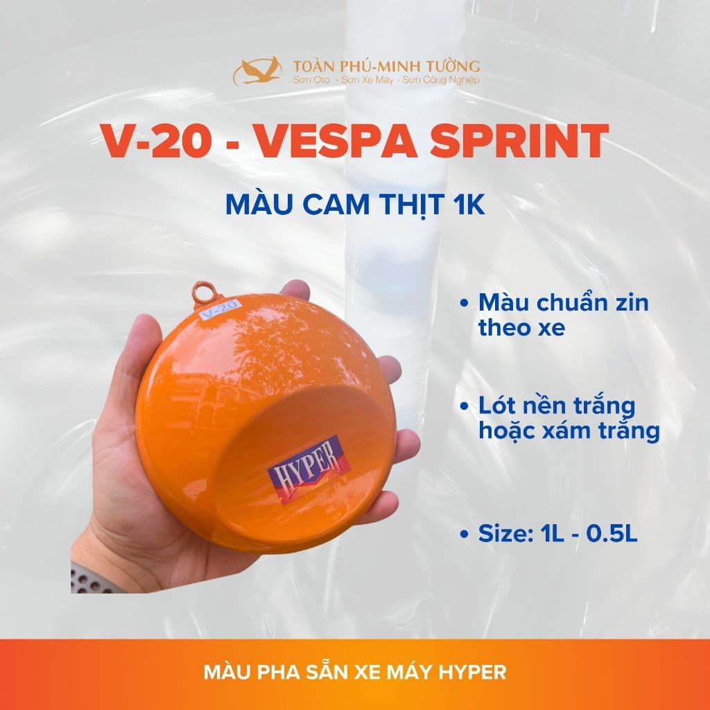 V-20 — Màu cam thịt 1K