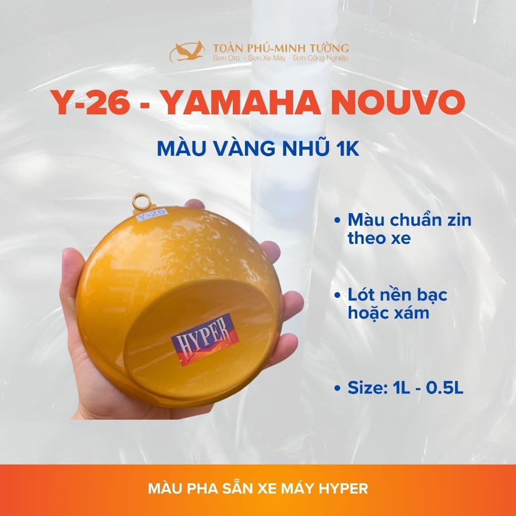 Y-26 — Màu vàng nhũ 1K