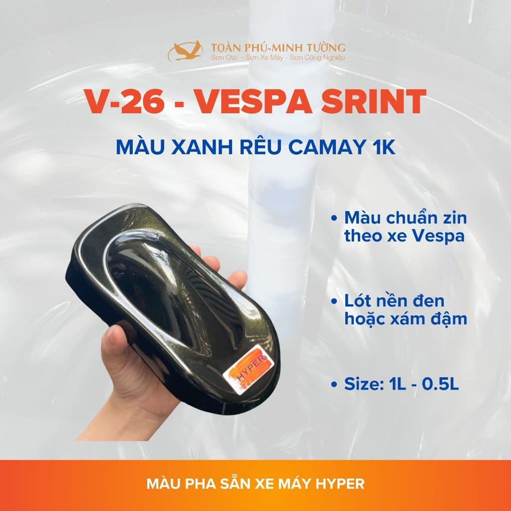 V-26 — Màu xanh rêu camay 1K