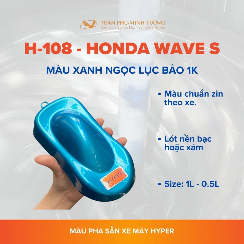 H-108 — Màu xanh ngọc lục bảo 1K