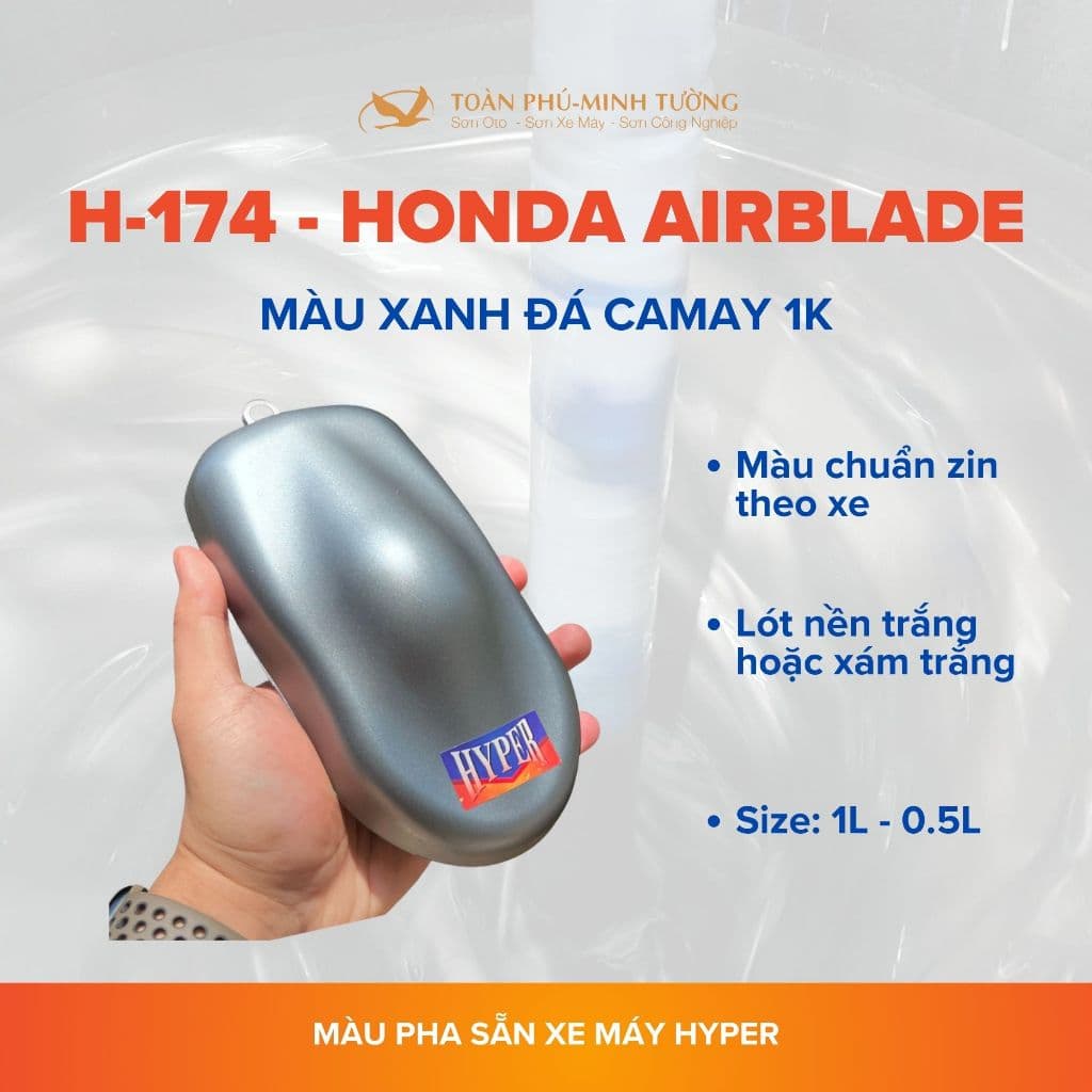 H-174 — Màu xanh đá camay 1K