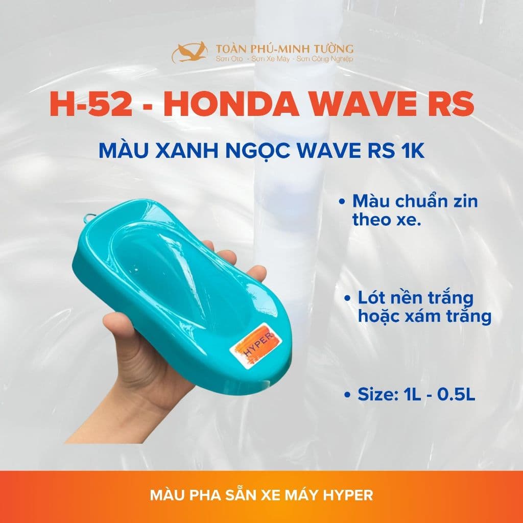 H-52 — Màu xanh ngọc Wave RS 1K