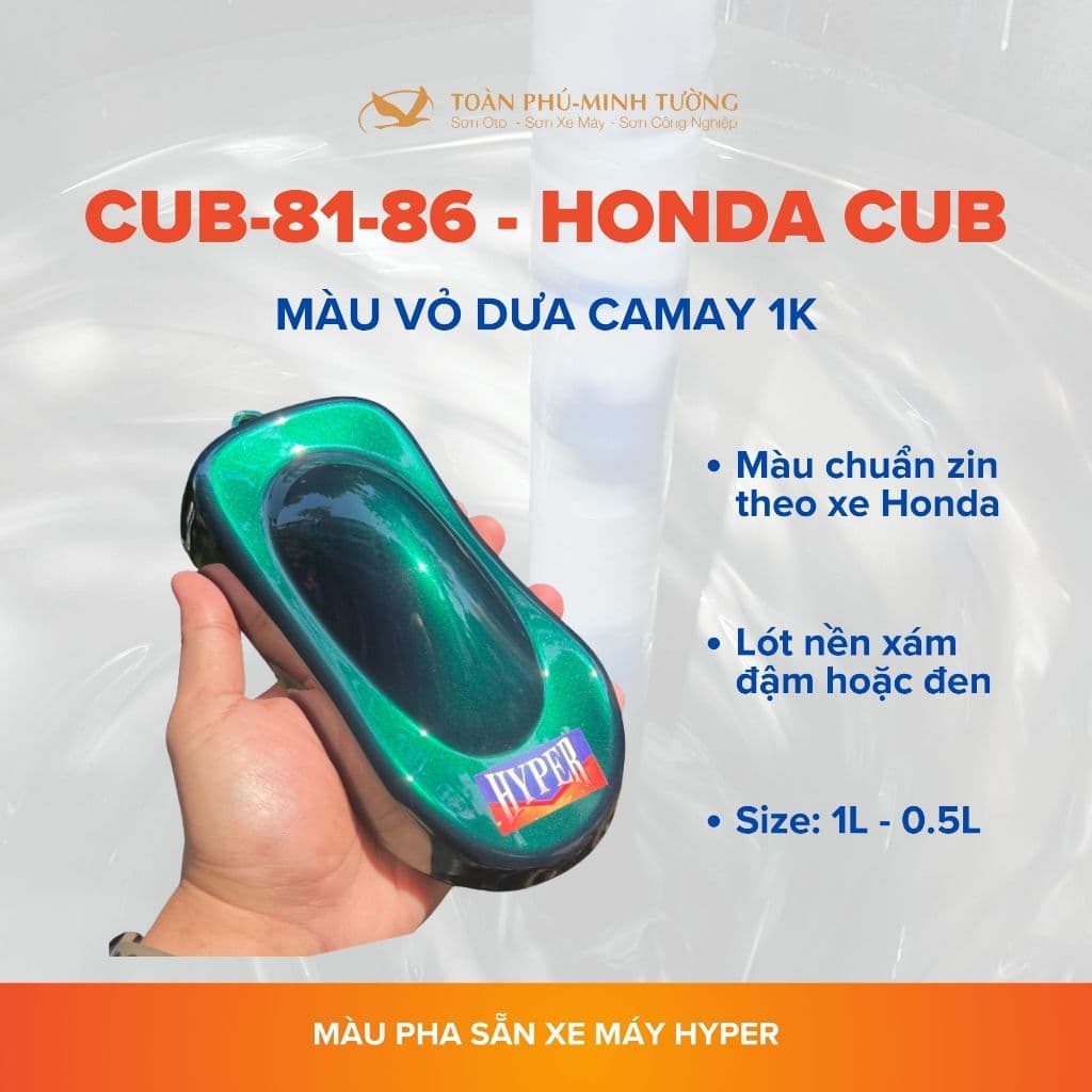 CUB-81-86 — Màu vỏ dưa camay 1K