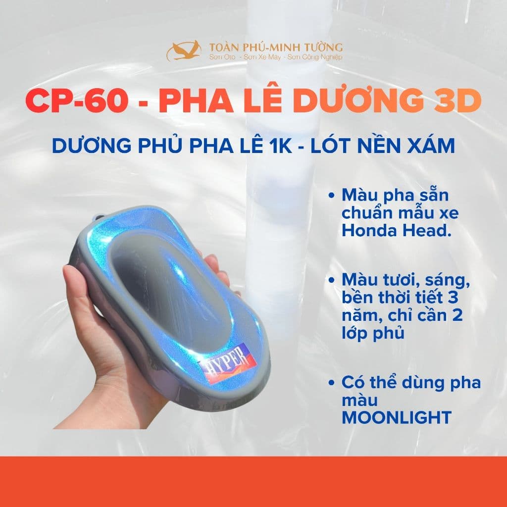CP-60 — Dương phủ pha lê 1K – lót nền xám