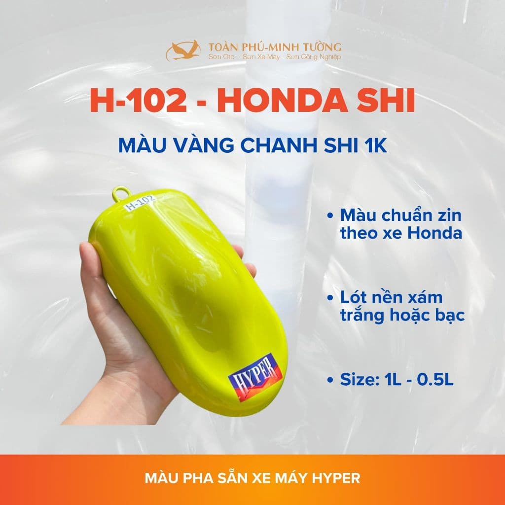 H-102 — Màu vàng chanh SHi 1K