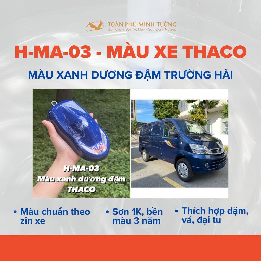 H-MA-03 — Màu xanh dương đậm Trường Hải