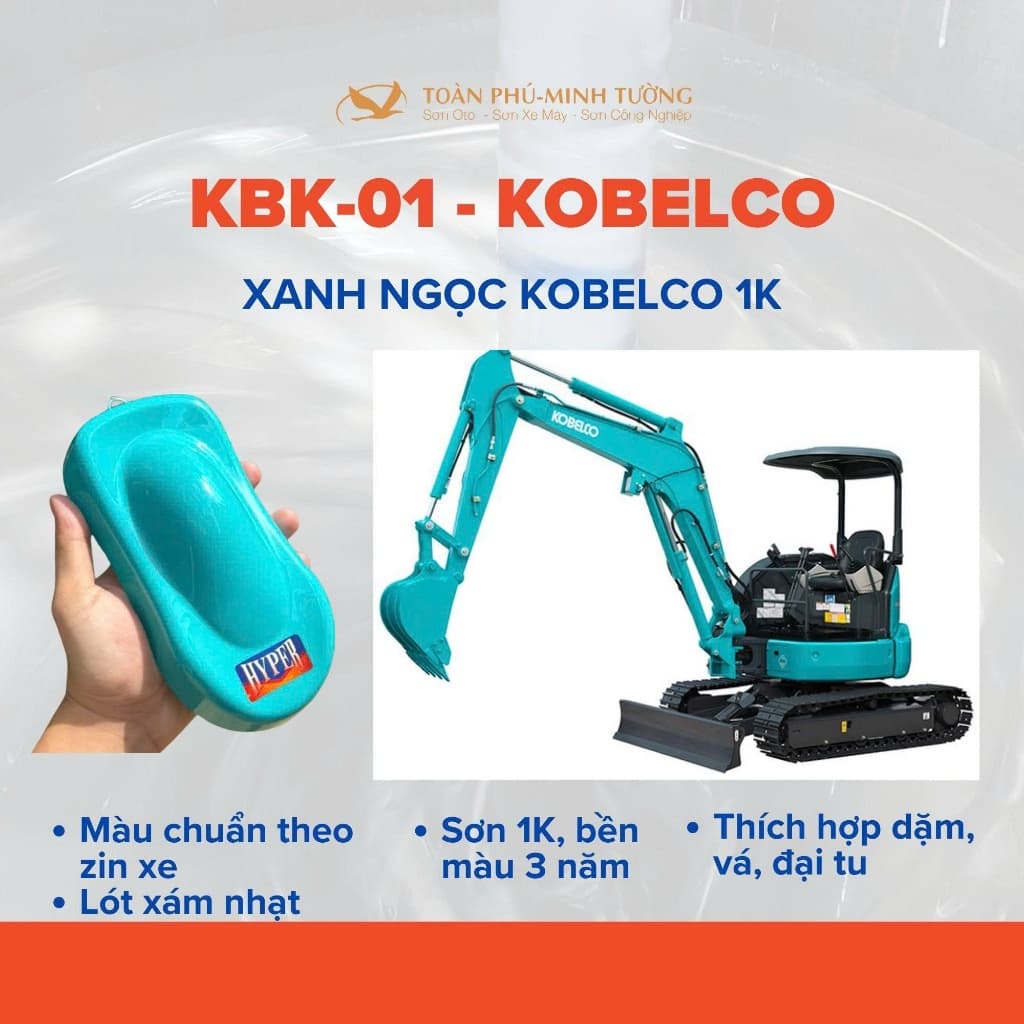KBK-01 — Xanh ngọc KOBELCO 1K