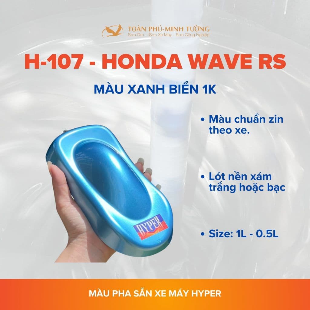 H-107 — Màu xanh biển 1K