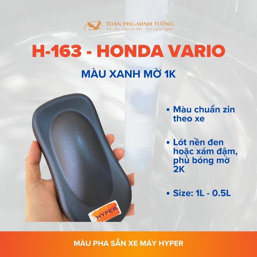 H-163 — Màu xanh mờ 1K
