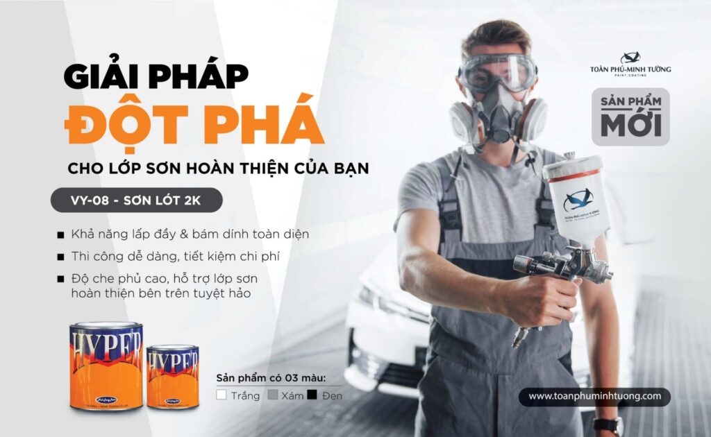 HYPER VY-08 – Bạn đồng hành không thể thiếu của thợ sơn Việt!