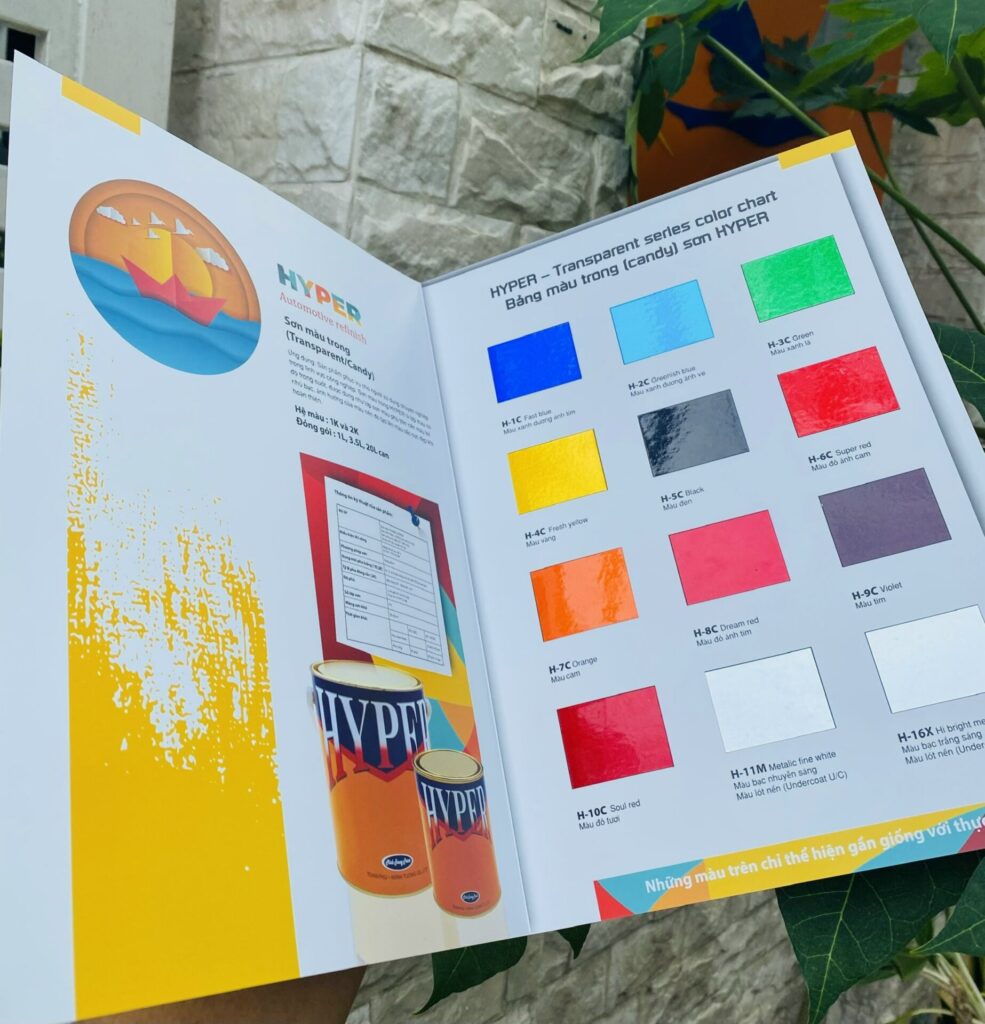 Bảng màu sơn CANDY HYPER